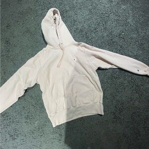 pink champion hoodie